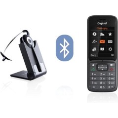 Gigaset SL800H PRO Extra Cordless Handset - No Caller ID - Sleek Black Gray Design - Upgrade Your Communication with Style!